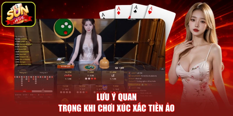 Lưu ý quan trọng khi chơi xúc xắc tiền ảo